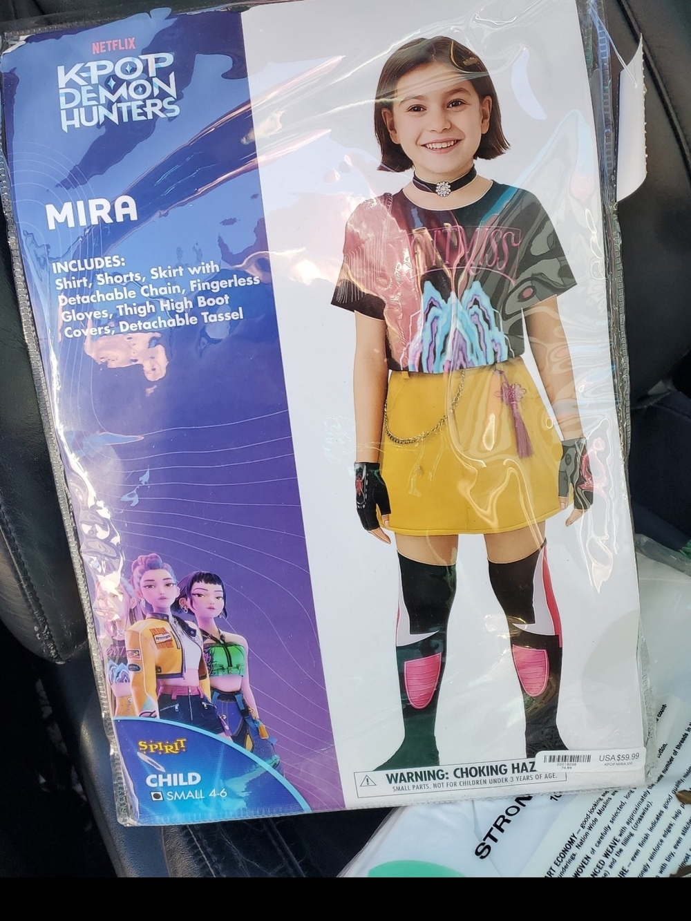 K-Pop Demon Hunters Mira Kids Halloween Costume - Size 4/6